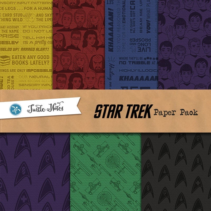 star trek wrapping paper uk