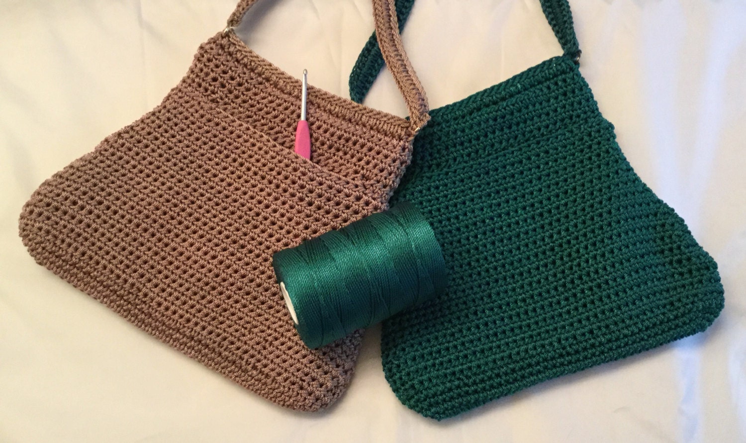 Crochet Pattern Bell Shaped Cross Body Bag