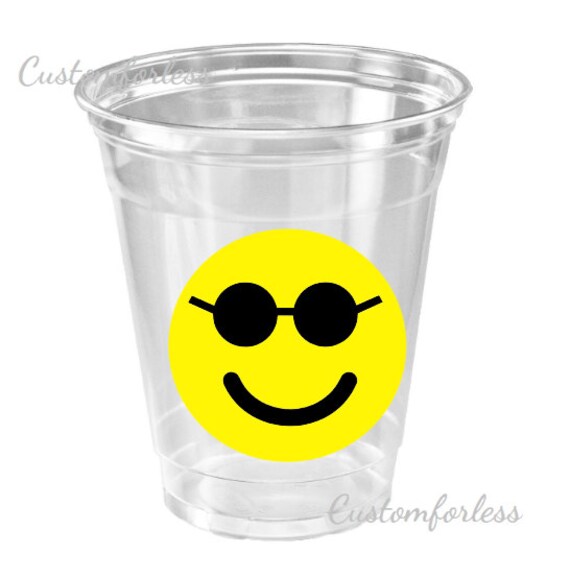 Emoji Plastic Cup