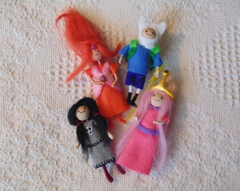 Adventure Time Mini Character Dolls SET OF FOUR