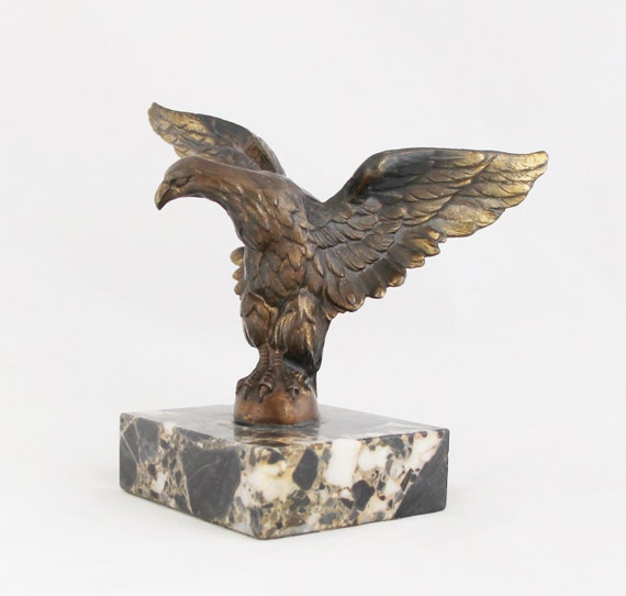 1930s Vintage French Eagle Art Deco Paperweight