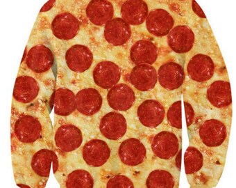 Pepperoni Pizza Sweater