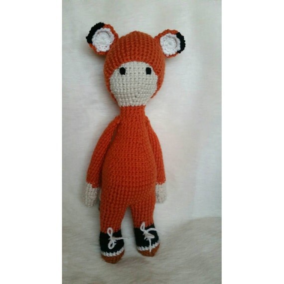 crochet fox doll