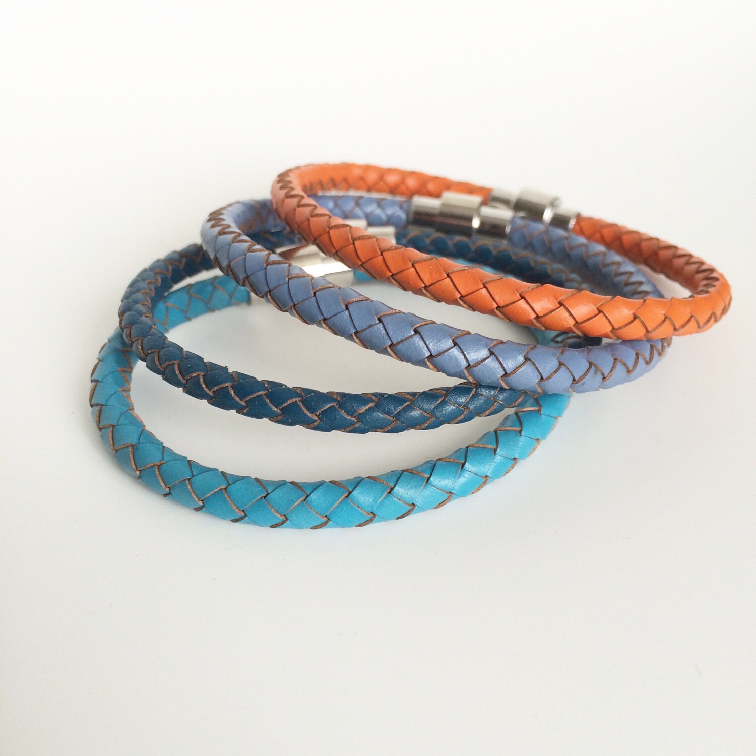 Cancer Awareness Leather Bracelet Breast Cancer Awareness