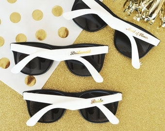 Bridesmaid Sunglasses Bachelorette Party Sunglasses