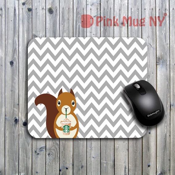 Personalized computer Mouse pad gift idea desk accessory I