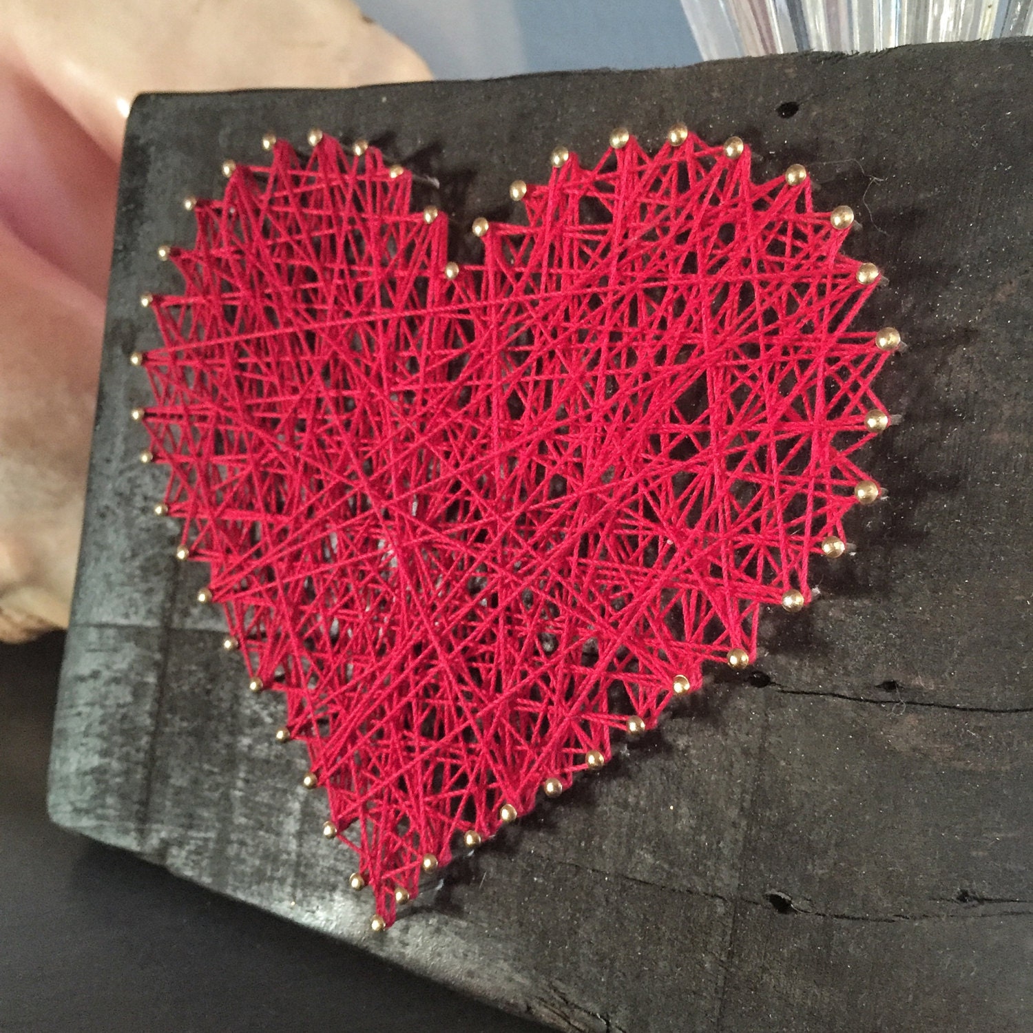 Unique Heart String Art 