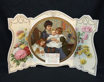 The Youth's Companion Calendar for 1903. Die-cut, tri-fold advertisement. Victorian American Lithographic, Perry Mason Company. Boston, Mass