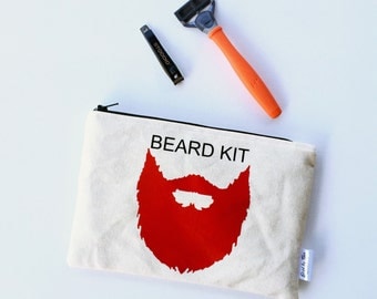 Mens Shaving Kit - Boyfriend Gifts - Beard Shaving Kit - Shaving Kit Bag - Beard Care Kit - Mens Toiletry Bag - Travel Bags for Men