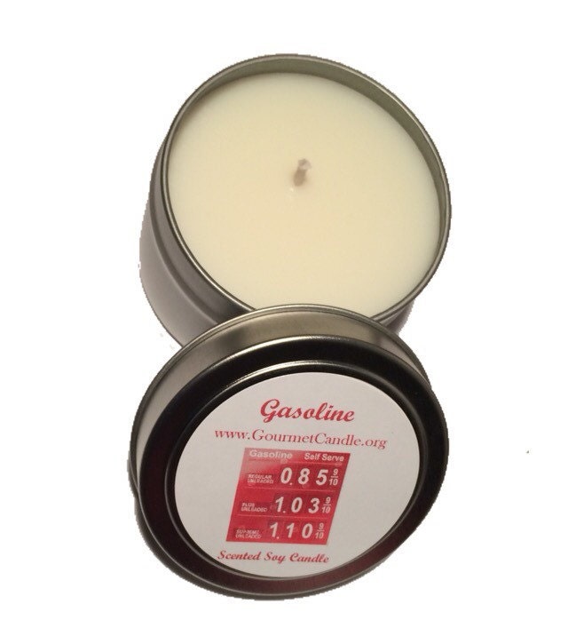 Man Candle Gasoline Candle Gifts for Men Gifts by GourmetCandle