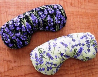 Aromatherapy Dried Lavender and Flax Seed Filled Eye Mask/Pillow