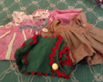 Vintage 3 Items Doll Clothes