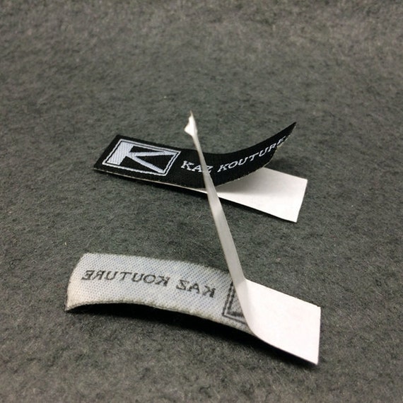 300 pcs adhesive clothing labeladhesive fabric labelstick on