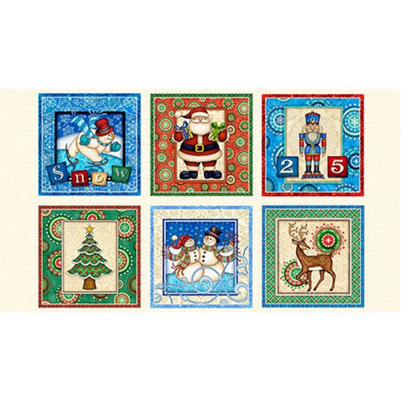 items-similar-to-santa-coming-to-town-christmas-fabric-panel-by-dan-morris-quilting-treasures-6