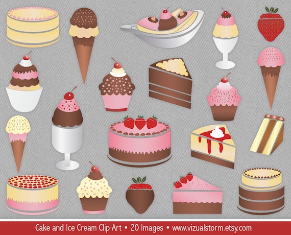 cake and ice cream clipart - photo #14