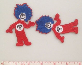 Thing 2 Iron on patch
