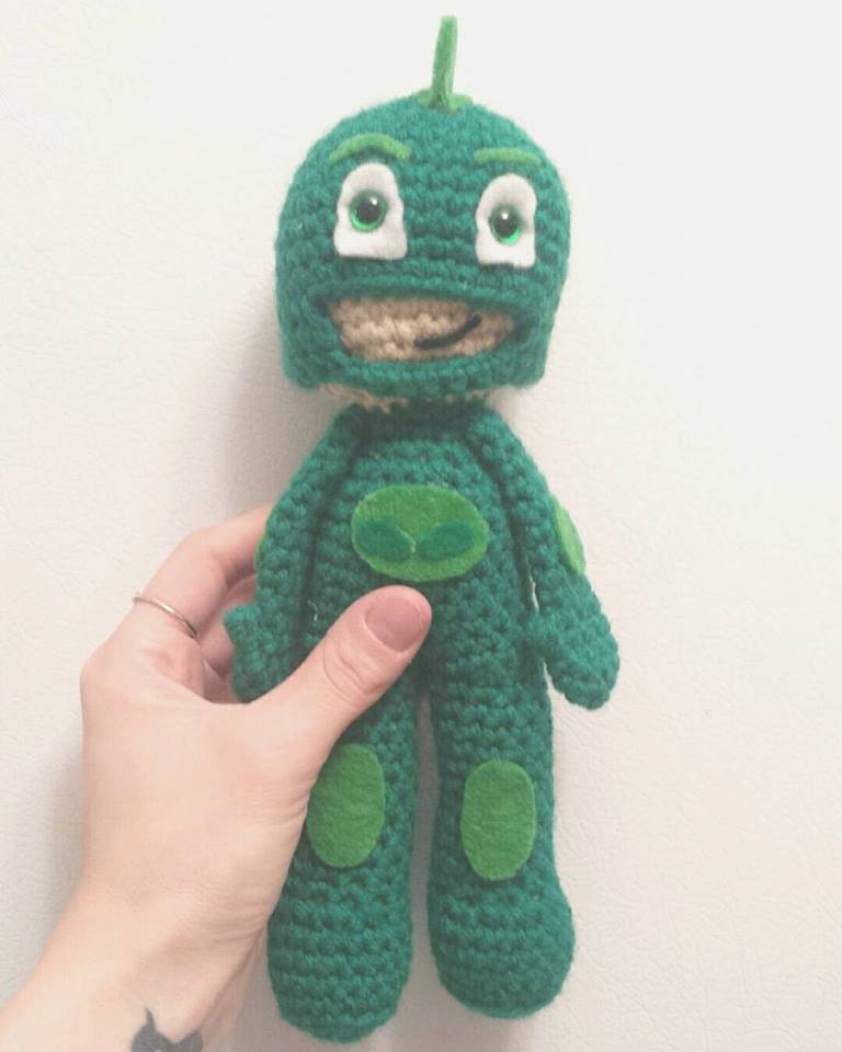 Pj Mask Gekko Crochet Pattern