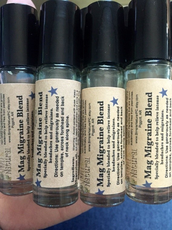 Essential Oil Blend Mag Migraine & Headache by SimpleNaturalPC