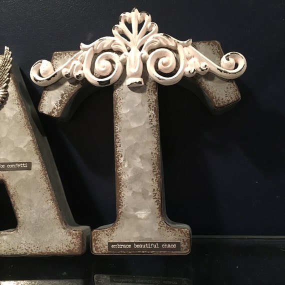 eat sign rustic metal eat letters rustic kitchen decor