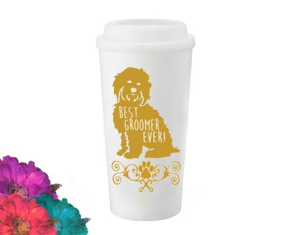 Dog Groomer Travel Tumbler - pick your color