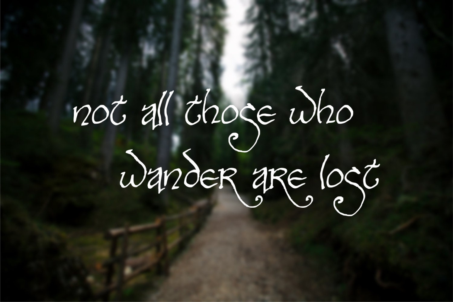 Not All Those Who Wander Are Lost Vinyl Window Decal