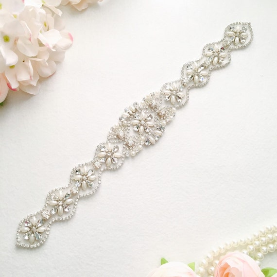 rhinestone beaded bridal sash crystal bridal sash jewelry