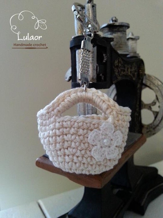 Keychain handmade keychain crochet keychain special by Lulaor