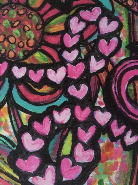 Love art Boho Art 8 x 10 11 x 14 Boho Chic Decor boho