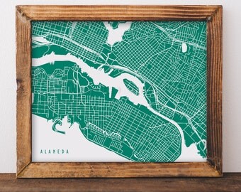 Palm Springs City Map Art Print / California Print Map Poster
