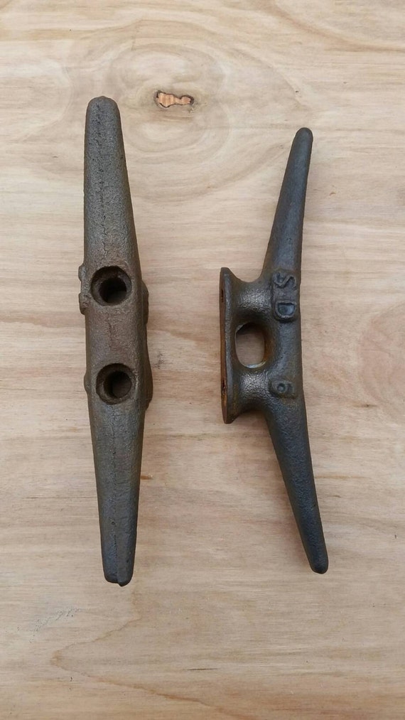 Boat Cleat, Antique Boat Cleat, Dock Cleat, Drawer Pulls from