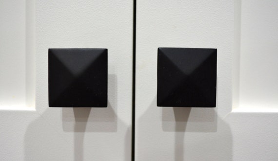 contemporary matte black cabinet door knobmatte black knobsquare knobkitchen cabinet door knobraised pyramid style knobmodern knobs from - Contemporary Kitchen Cabinet Doors contemporary matte black cabinet door knobmatte black knobsquare knobkitchen cabinet door knobraised pyramid style knobmodern knobs from - Contemporary Kitchen Cabinet Doors