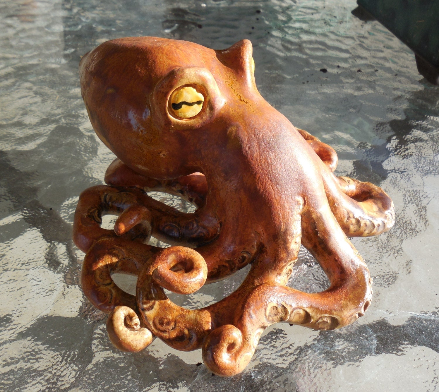 Gold Octopus By ClayCephalopods On Etsy