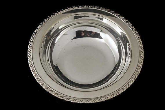 Silver Plate Bowl Wm A Rogers Oneida Ltd Silversmiths