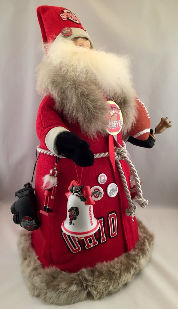 Ohio State Throw Back Santa