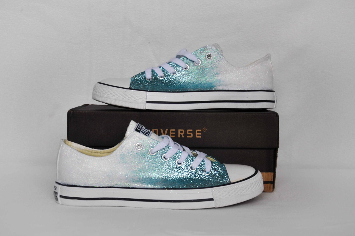 Converse shoes converse wedding shoes ombre converse by RagzDagzTM