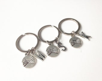 3 best friends,3 best friend keychain,three best friends,pinky promise keychain,Friendship keychain, BFF keychain,best friend keychain