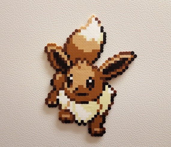 Perler Eevee Pokemon Pixel Art 8 Bit 8 bit pixel art by PerlPop