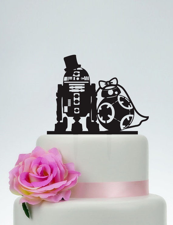 Wedding Cake TopperStar Wars TopperR2D2 Bb8 Wedding Cake TopperStar Wars TopperR2D2 Bb8