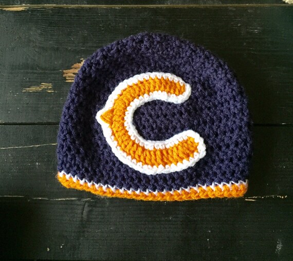 Items similar to Chicago Bears inspired hat, Chicago Bears ...