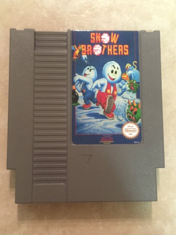 Snow Brothers Nintendo NES Game REPRODUCTION Cartridge. 8 bit