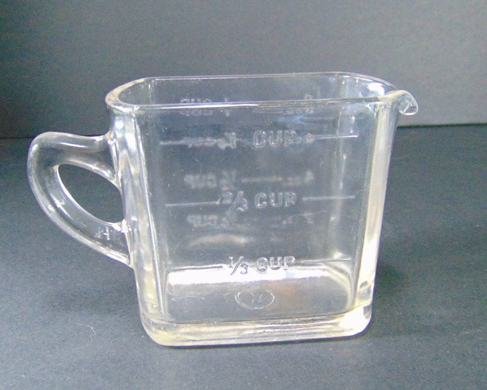 Vintage Glass Measuring Cup 68