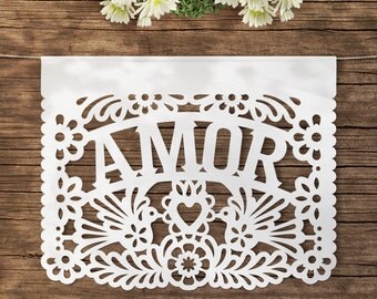 Amor Papel Picado / AMOR flags