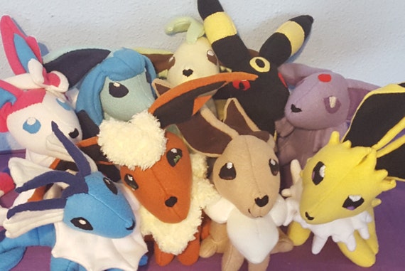 eeveelutions plushies