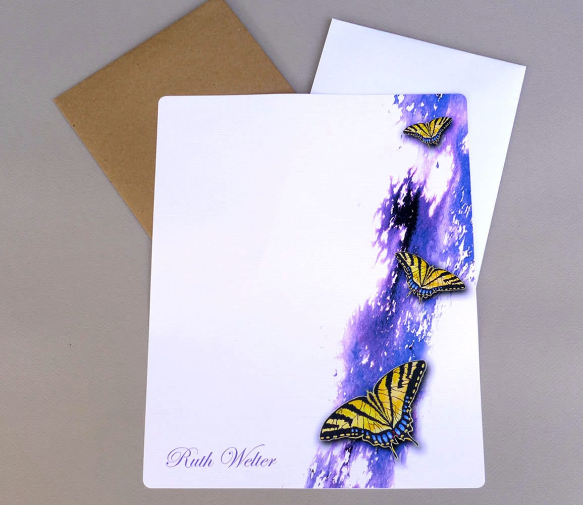 personalized writing paper stationery I love the birds in my garden, i'm always watching and painting them this personalized stationery set shows a little chickadee perched on a beautiful purple iris in bloom. personalized writing paper stationery I love the birds in my garden, i'm always watching and painting them this personalized stationery set shows a little chickadee perched on a beautiful purple iris in bloom.