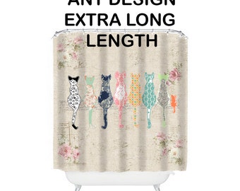 extra long shower curtain,shower curtains,shower curtain,hookless shower curtain,cool shower curtains,fabric shower curtains,unique shower