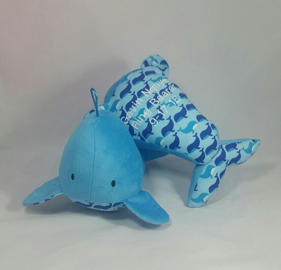 stuffed whale for baby