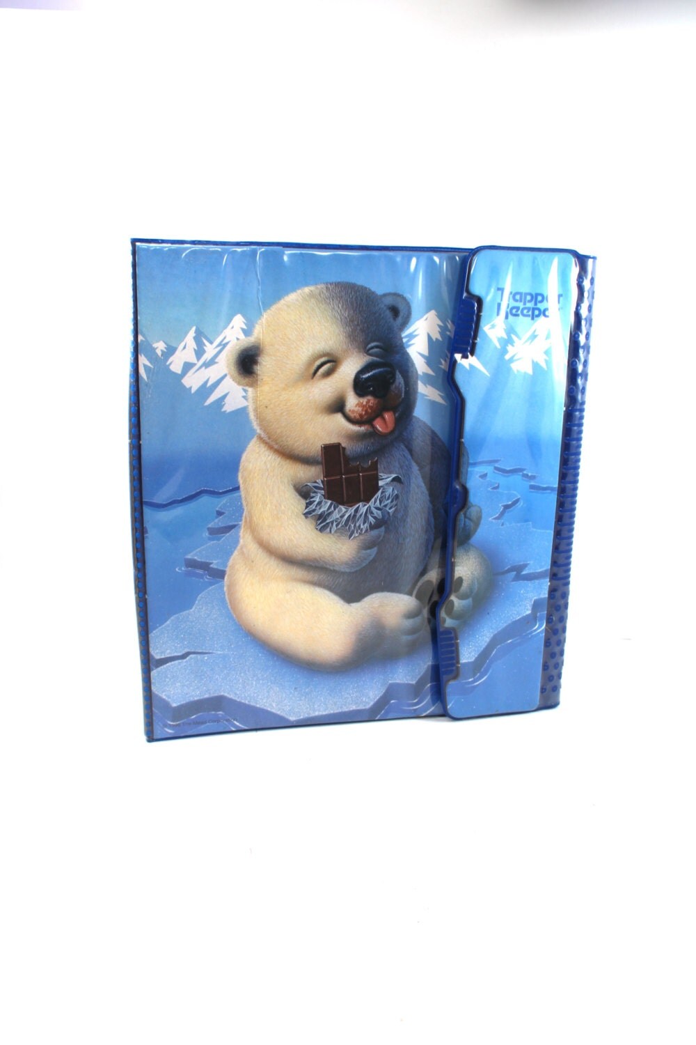 Vintage Trapper Keeper by Mead 1980s 1990s style blue with