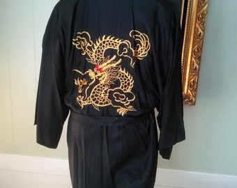 Vintage Dragon Robe made in Hong Kong