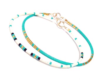 tiny delicate bracelet Layering bracelet delicate friendship bracelet layering bead bracelet