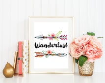 Unique wanderlust wall art related items | Etsy